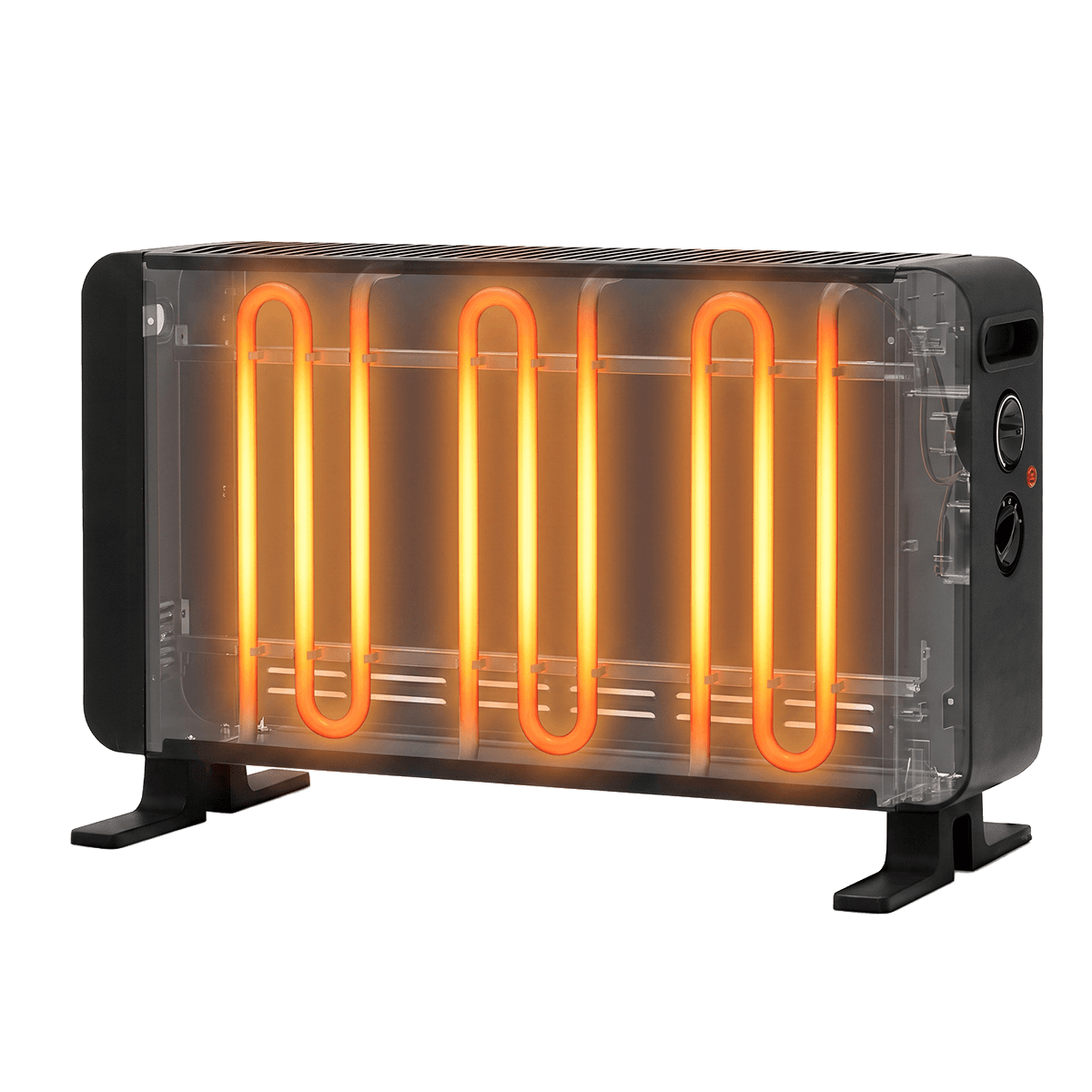 IZZY IZ-8276 Θερμοπομπός Δαπέδου 2000W Black - 5
