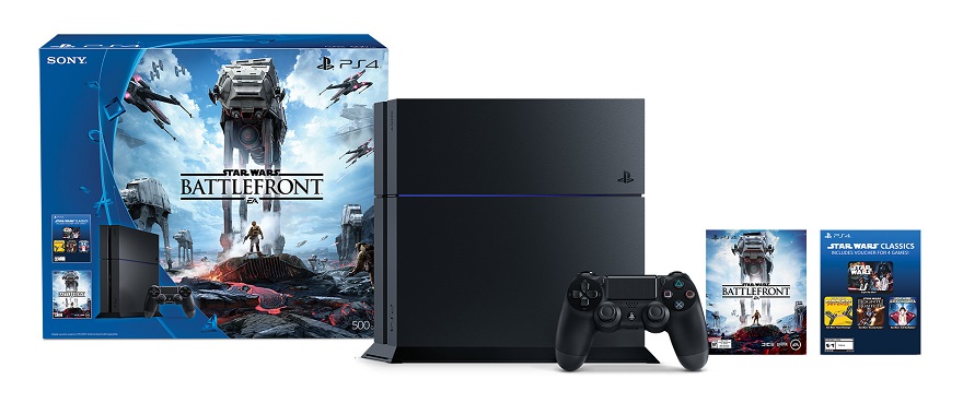 PlayStation 4 1TB + Star Wars Battlefront