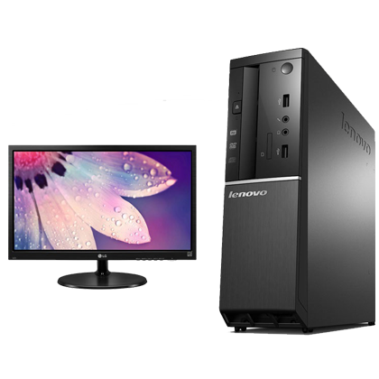 Desktop Lenovo DT 300S-08+LG οθόνη 21,5’