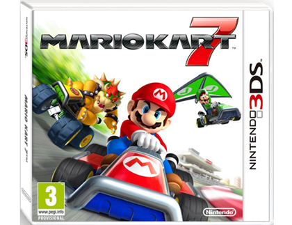 Nintendo 2DS Black & Blue+Mario Kart 7