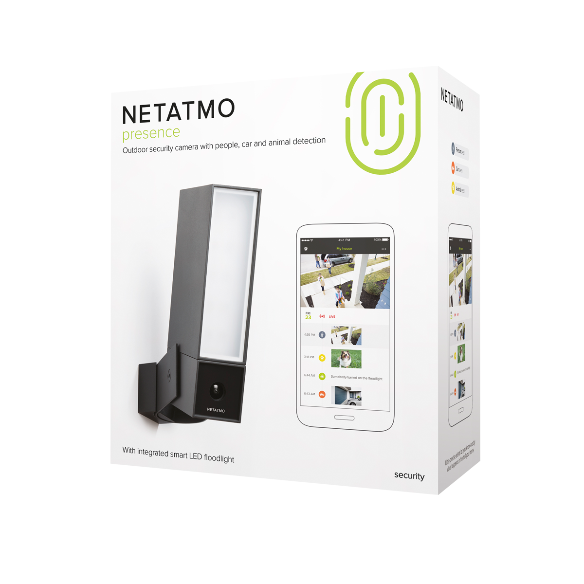 NETATMO Presence Κάμερα Εξωτερικού Χώρου Ασφάλειας Μαύρη - 2