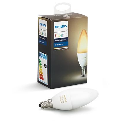 PHILIPS Hue White eksipnos lampthras E14 B39 6W