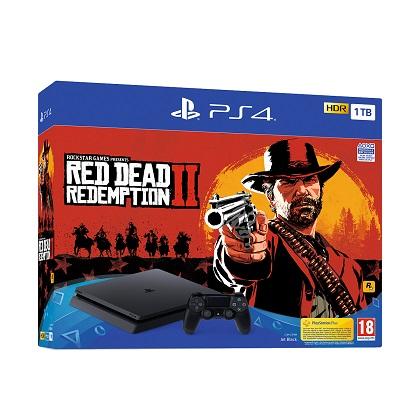 PS4 Slim 1TB Red Dead Redemption 