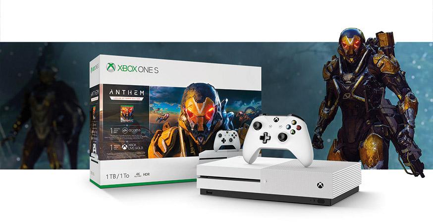 Xbox One S 1TB + Anthem: Legion of Dawn Edition