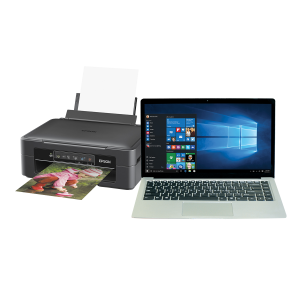 QUEST Laptop Superbook 14.1'' Full HD & EPSON πολυμηχάνημα Expression Home XP-245