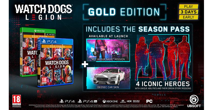 Watch Dogs Legion Gold Edition