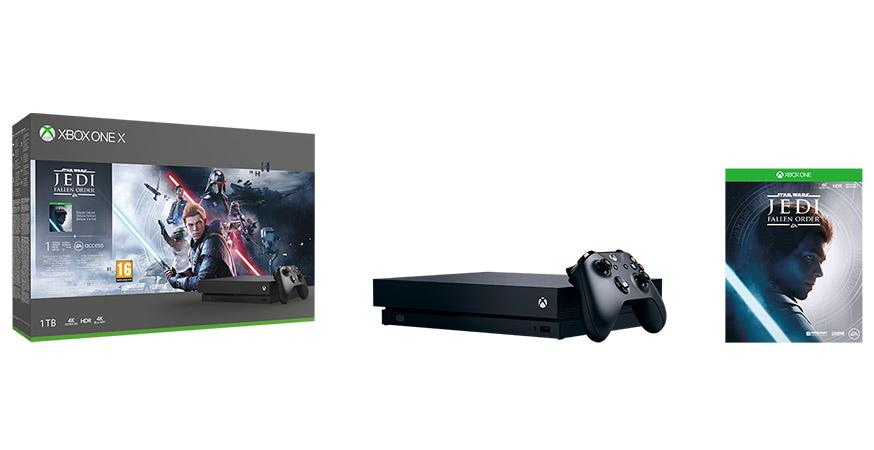 Xbox One X 1TB + Star Wars Jedi: Fallen Order Deluxe Edition