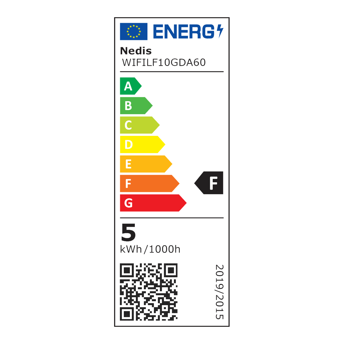 NEDIS έξυπνος λαμπτήρας LED E27 A60 Filament Retro Wi-Fi - 4