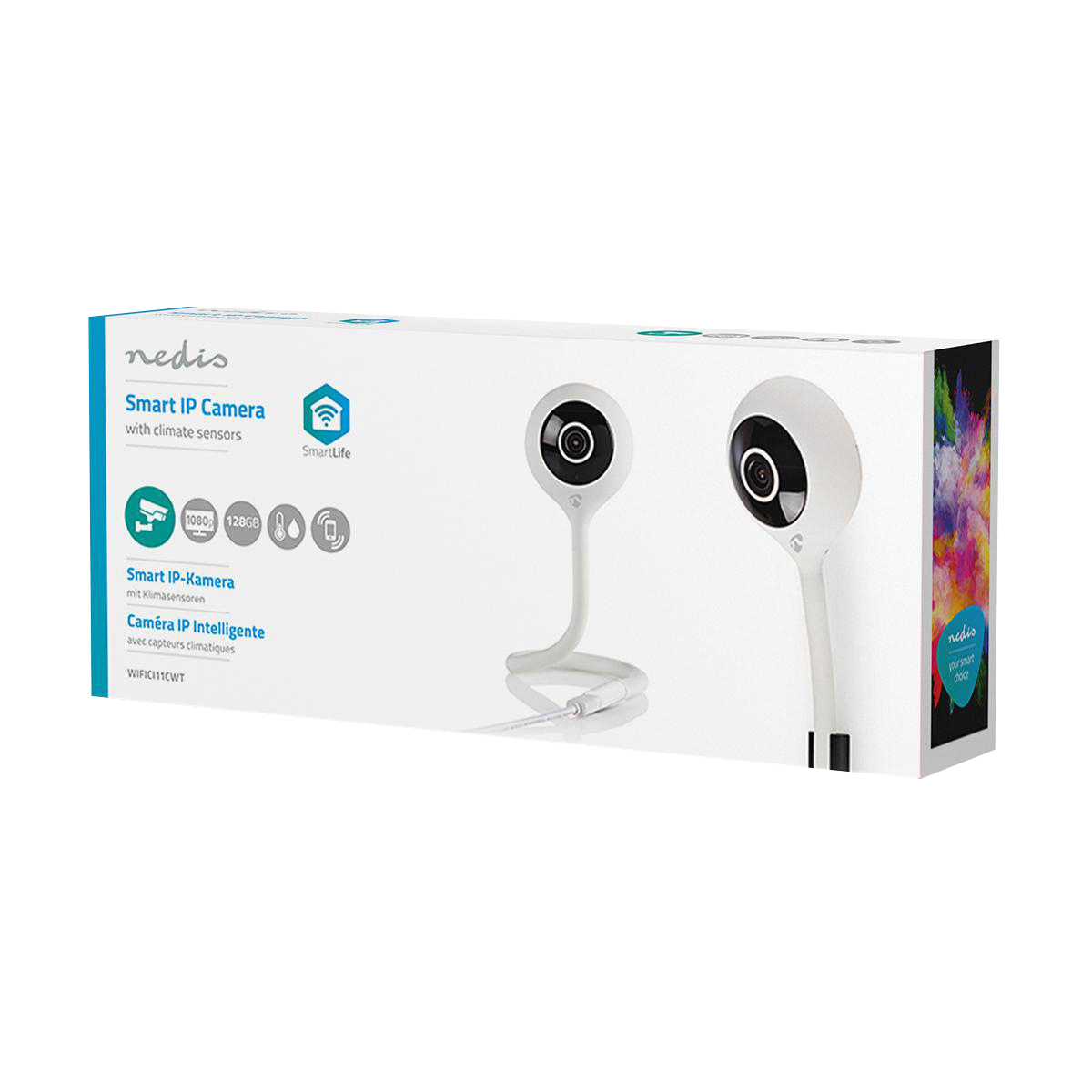 NEDIS έξυπνη IP κάμερα Full HD Wi-Fi με αισθητήρα κλίματος - 4