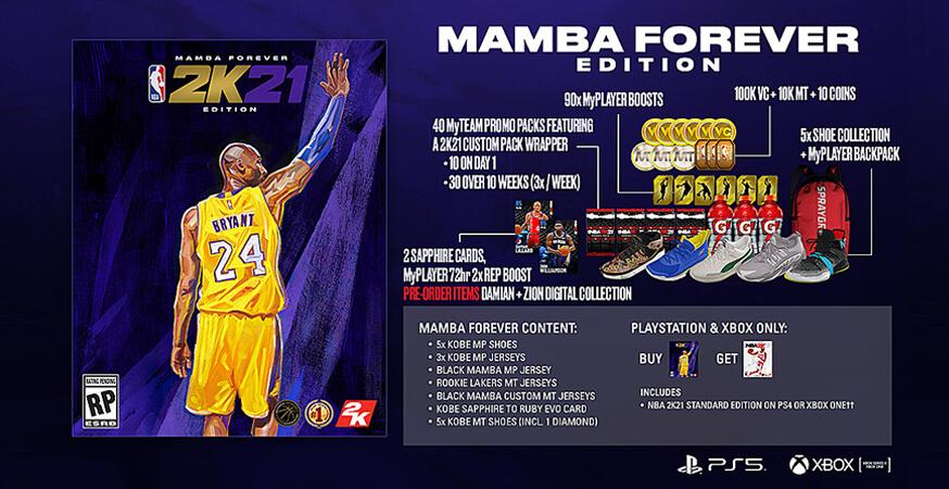 NBA 2K21 Mamba Forever Edition