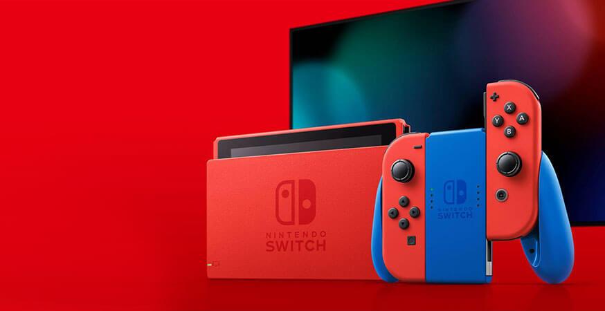 Nintendo Switch Mario Red & Blue Special Edition