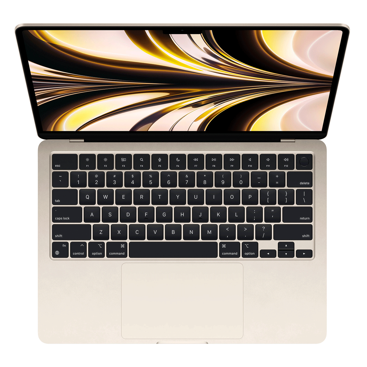 APPLE MacBook Air MLY13ZE (2022) 13.6'' Retina/ M2 8C/ 8GB/ 256GB SSD/ GPU 8C Laptop Starlight (Αγγλικό Πληκτρολόγιο) - 2