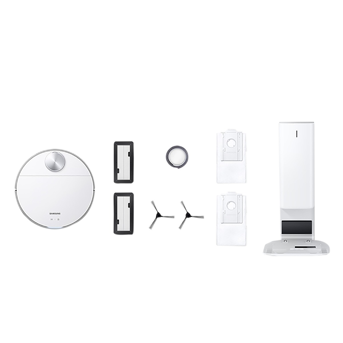 SAMSUNG JetBot+ Σκούπα Ρομπότ με Χαρτογράφηση και Wi-Fi Λευκό - 5