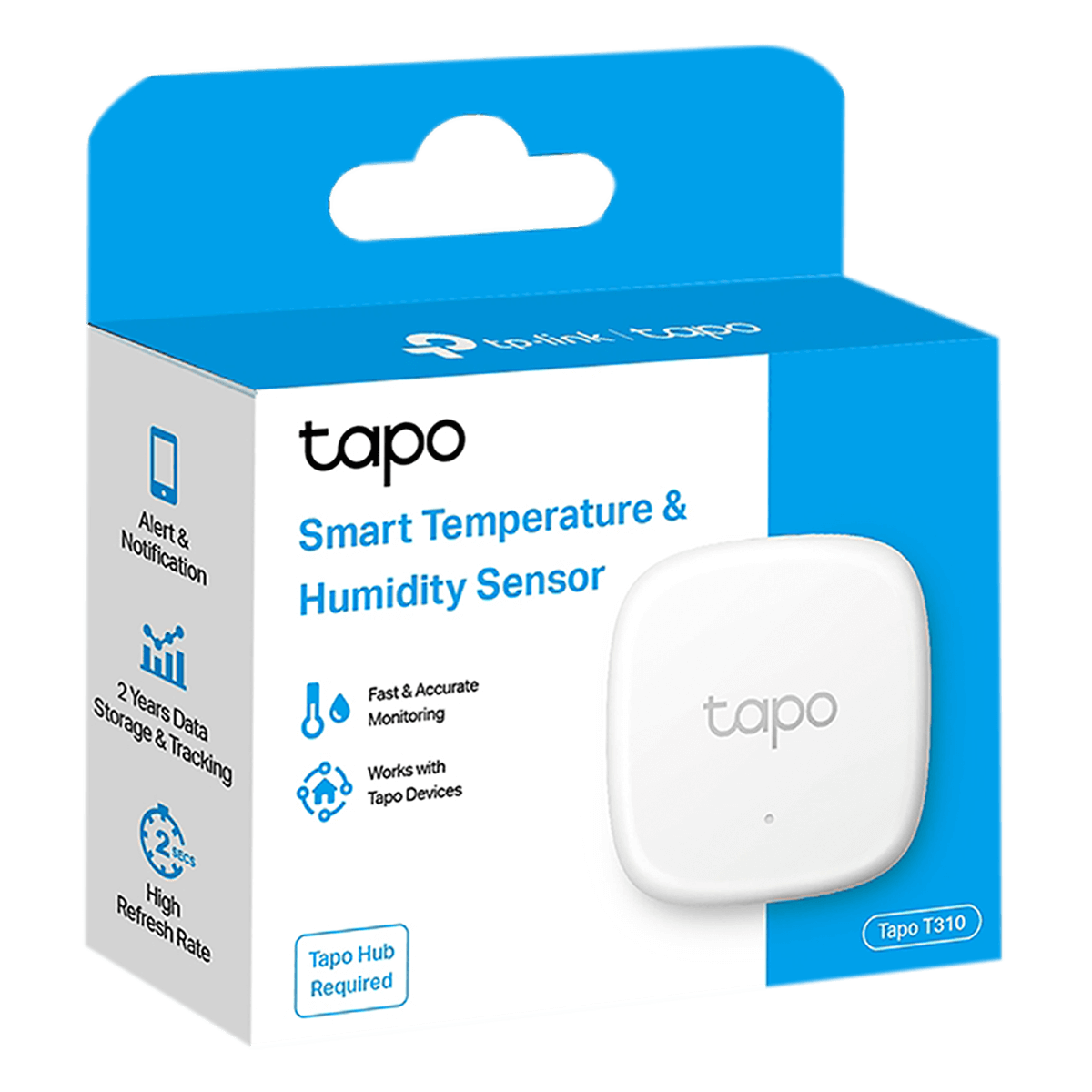 TP-LINK Tapo T310 Έξυπνος Αισθητήρας Θερμοκρασίας & Υγρασίας Λευκό - 2
