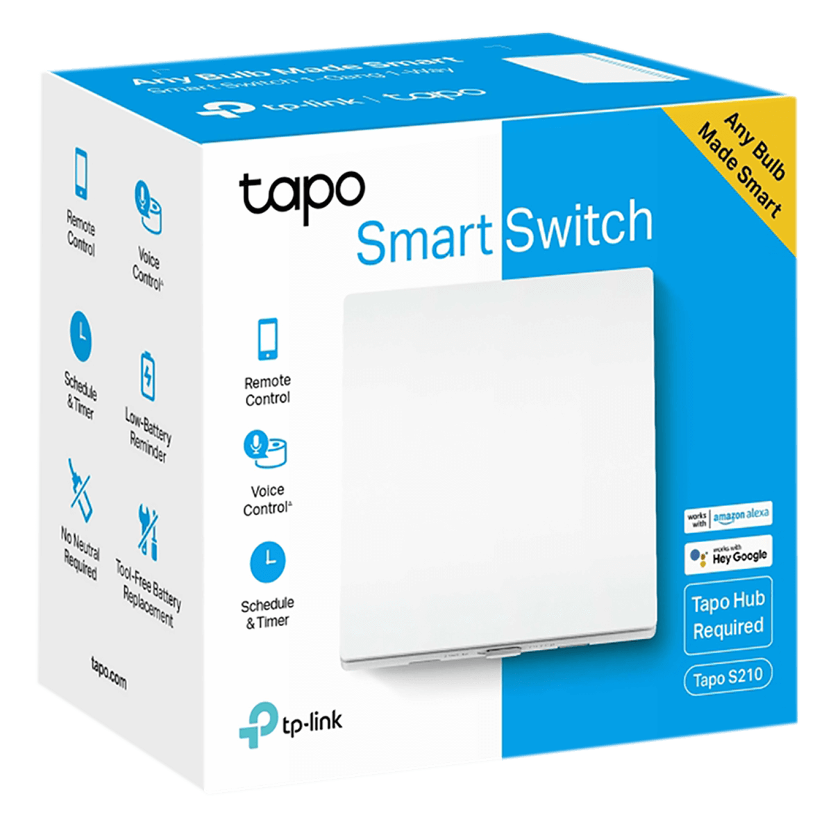 TP-LINK Tapo S210 Smart Light Switch 1 Gang - 2