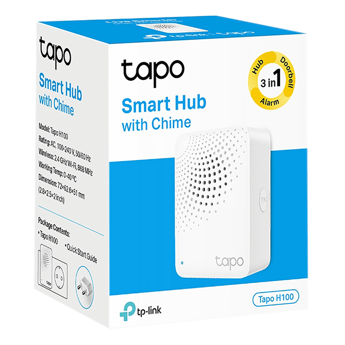 TP-LINK Tapo H100 Smart Hub με Κουδούνι - 2