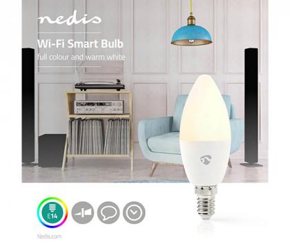 NEDIS LED E14 Candle Wi-Fi RGB