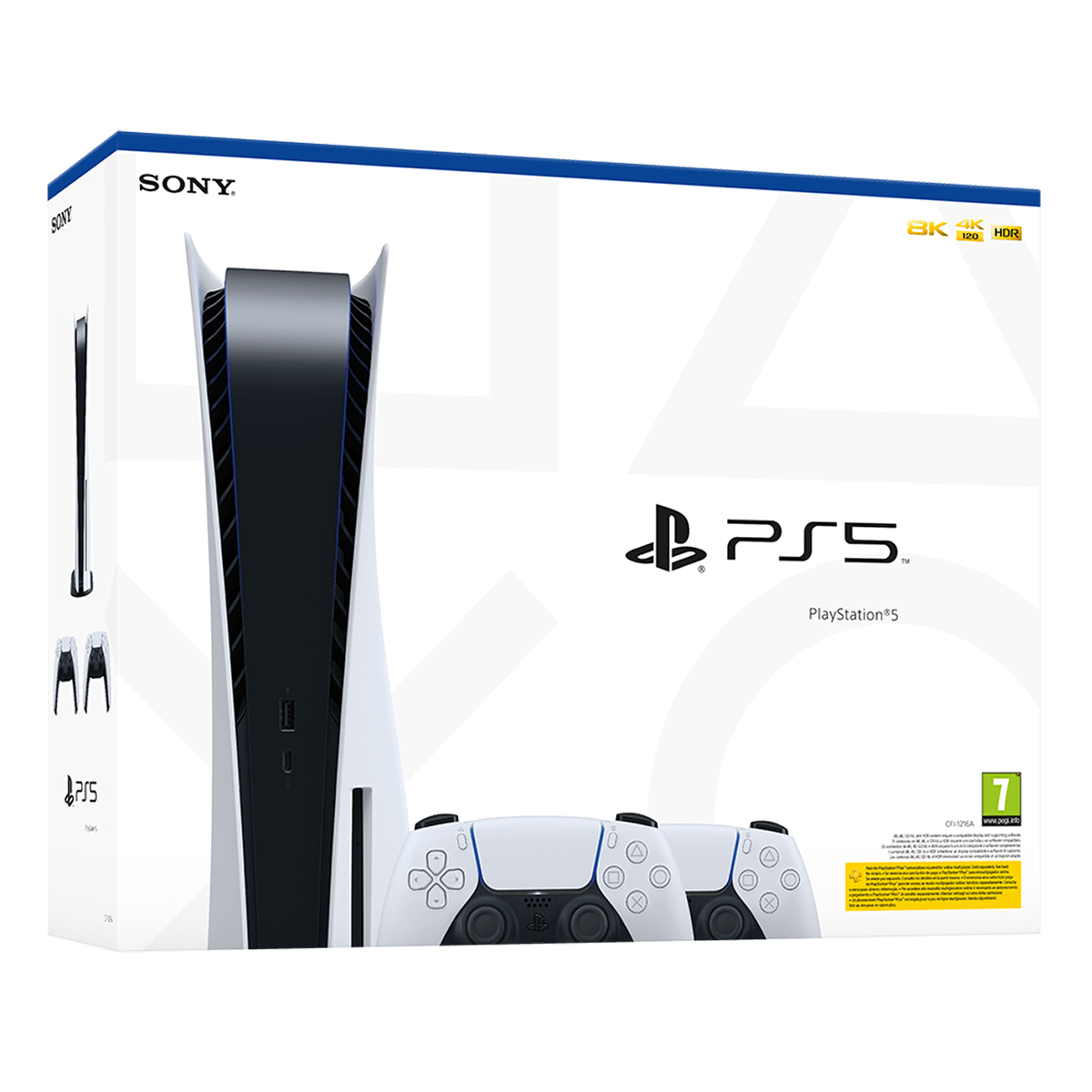 PlayStation 5 + δεύτερο ασύρματο χειριστήριο DualSense