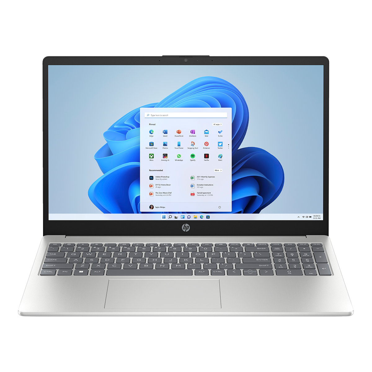 HP 15-fc0008nv 15.6'' FHD/ AMD Ryzen 5 7520U/ 16GB/ 512GB SSD/ Windows 11 Home Laptop Silver