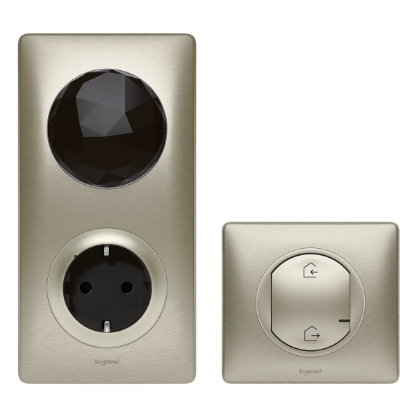 LEGRAND Celiane Βασικό Kit Εγκατάστασης για μία Συνδεδεμένη Εγκατάσταση with Netatmo Titanium