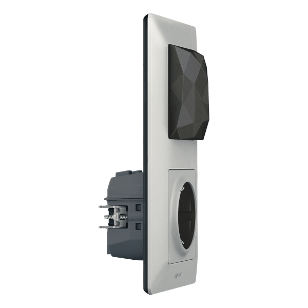 LEGRAND Valena Life Βασικό Kit Εγκατάστασης για μία Συνδεδεμένη Εγκατάσταση with Netatmo Aluminium