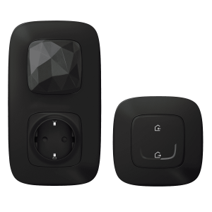 LEGRAND Valena Allure Βασικό Kit Εγκατάστασης για μία Συνδεδεμένη Εγκατάσταση with Netatmo Black