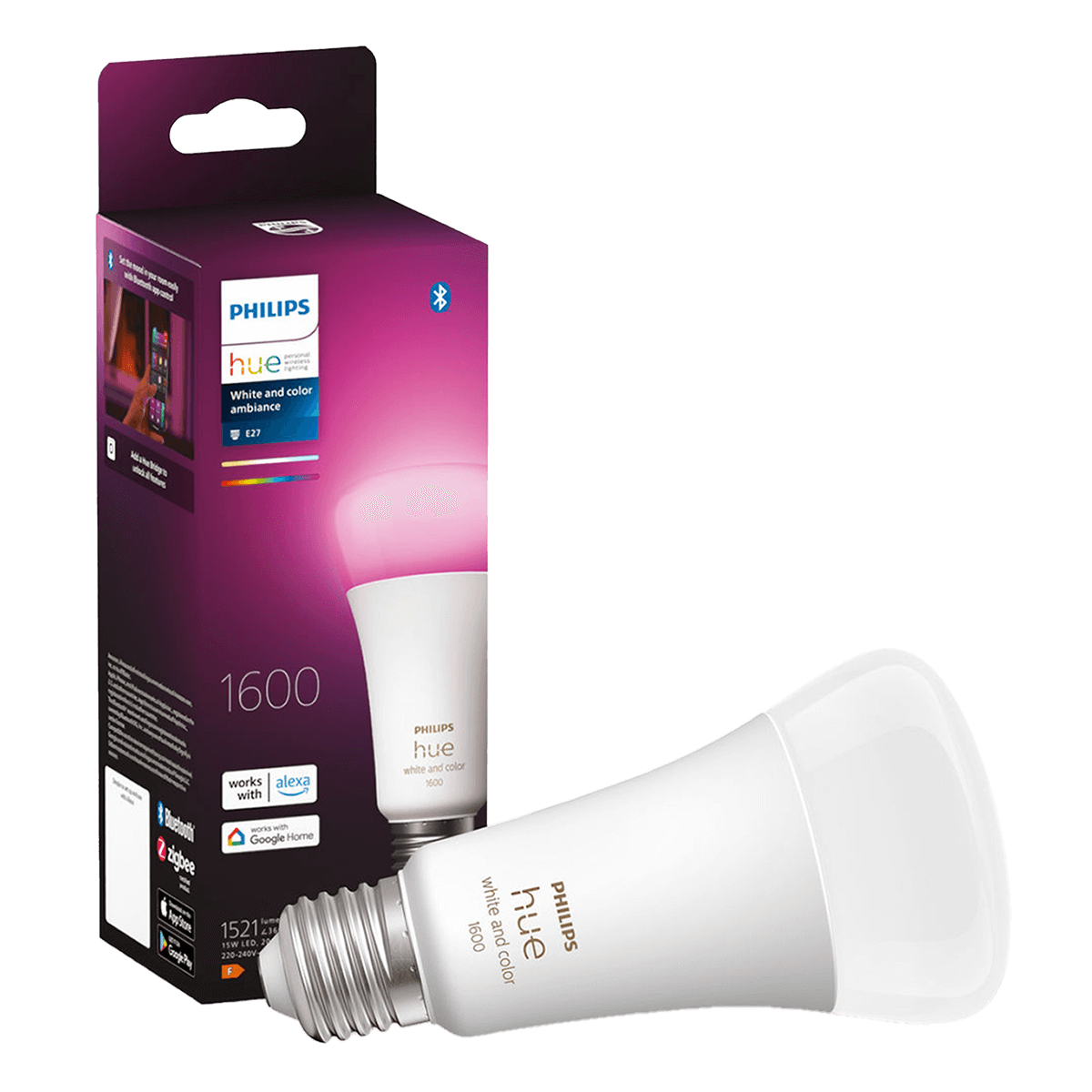 PHILIPS Hue White & Color Ambiance Έξυπνος Λαμπτήρας E27 A60 13.5W