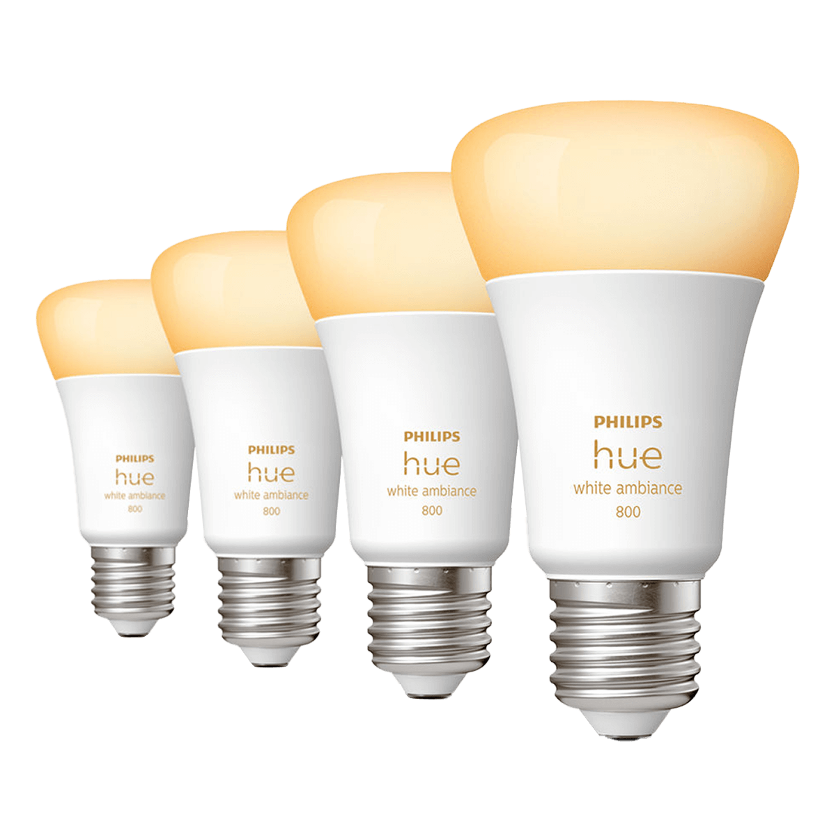 PHILIPS Hue White Ambiance Έξυπνος Λαμπτήρας 6W A60 E27 (4 Τε μάχια) - 3