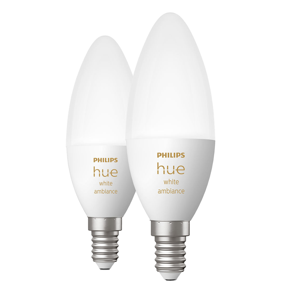 PHILIPS Hue White Ambiance Έξυπνος Λαμπτήρας E14 B39 5.2W (2 Τεμάχια) - 2