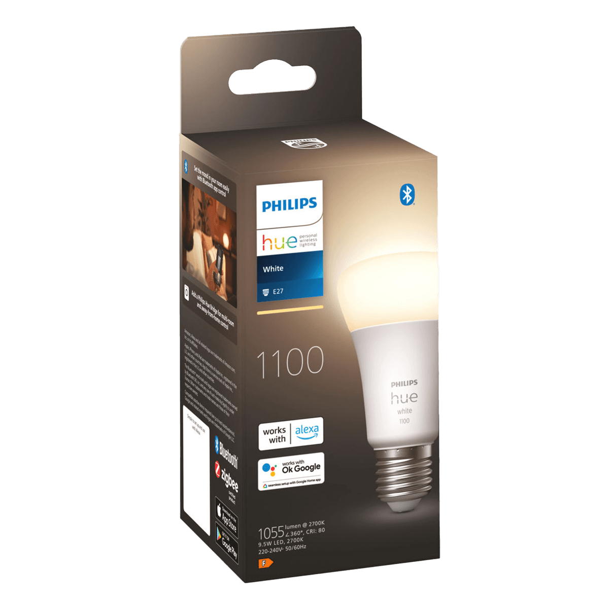 PHILIPS Hue White Έξυπνος Λαμπτήρας 9.5W A60 E27 - 4