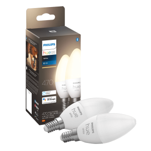 PHILIPS Hue White Έξυπνος Λαμπτήρας E14 B39 5.5W (2 Τεμάχια)