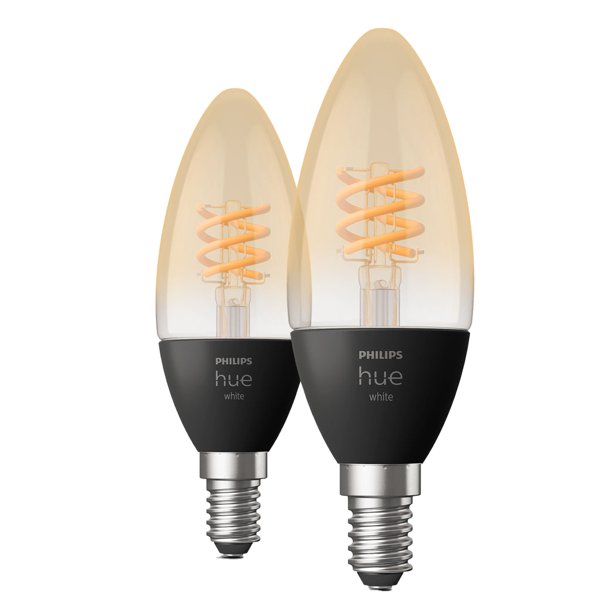 PHILIPS Hue White Ambiance Fil Candle Έξυπνος Λαμπτήρας 4.5W E14 (2 τεμάχια)