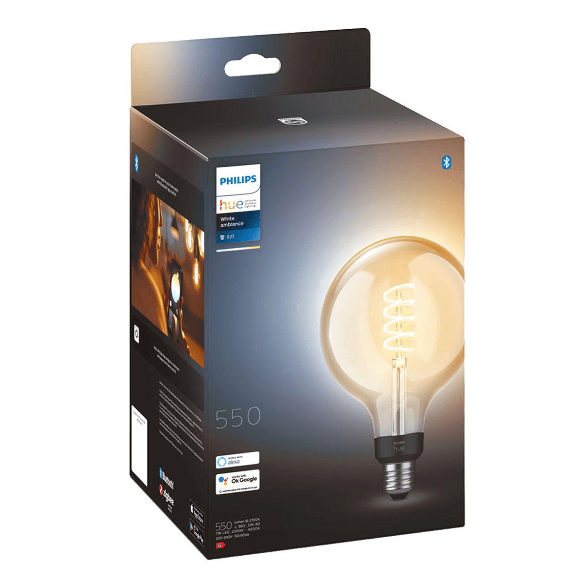PHILIPS Hue White Ambiance Fil Έξυπνος Λαμπτήρας 7W E27 - 3