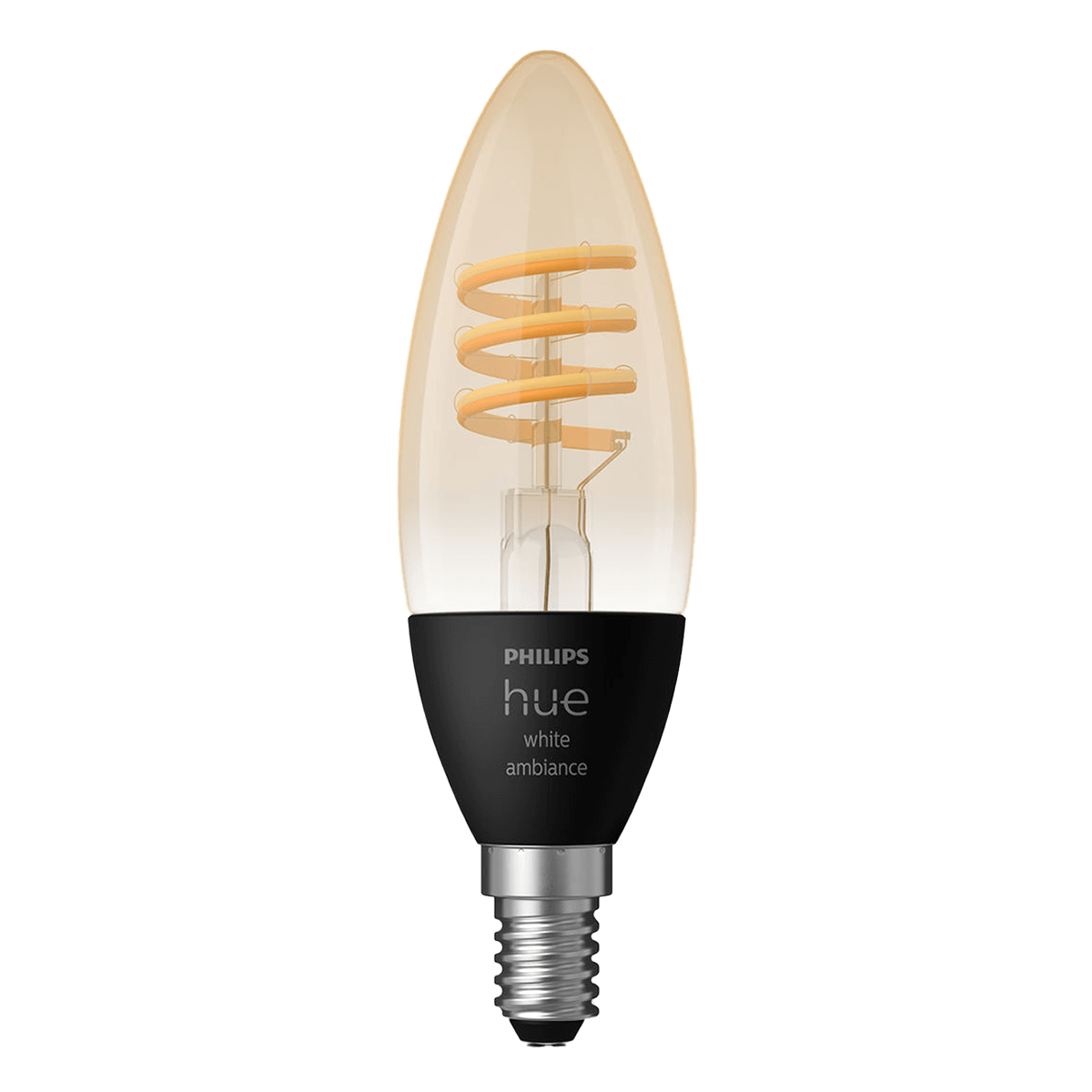 PHILIPS Hue White Ambiance Fil Candle Έξυπνος Λαμπτήρας 4.6W E14 - 2