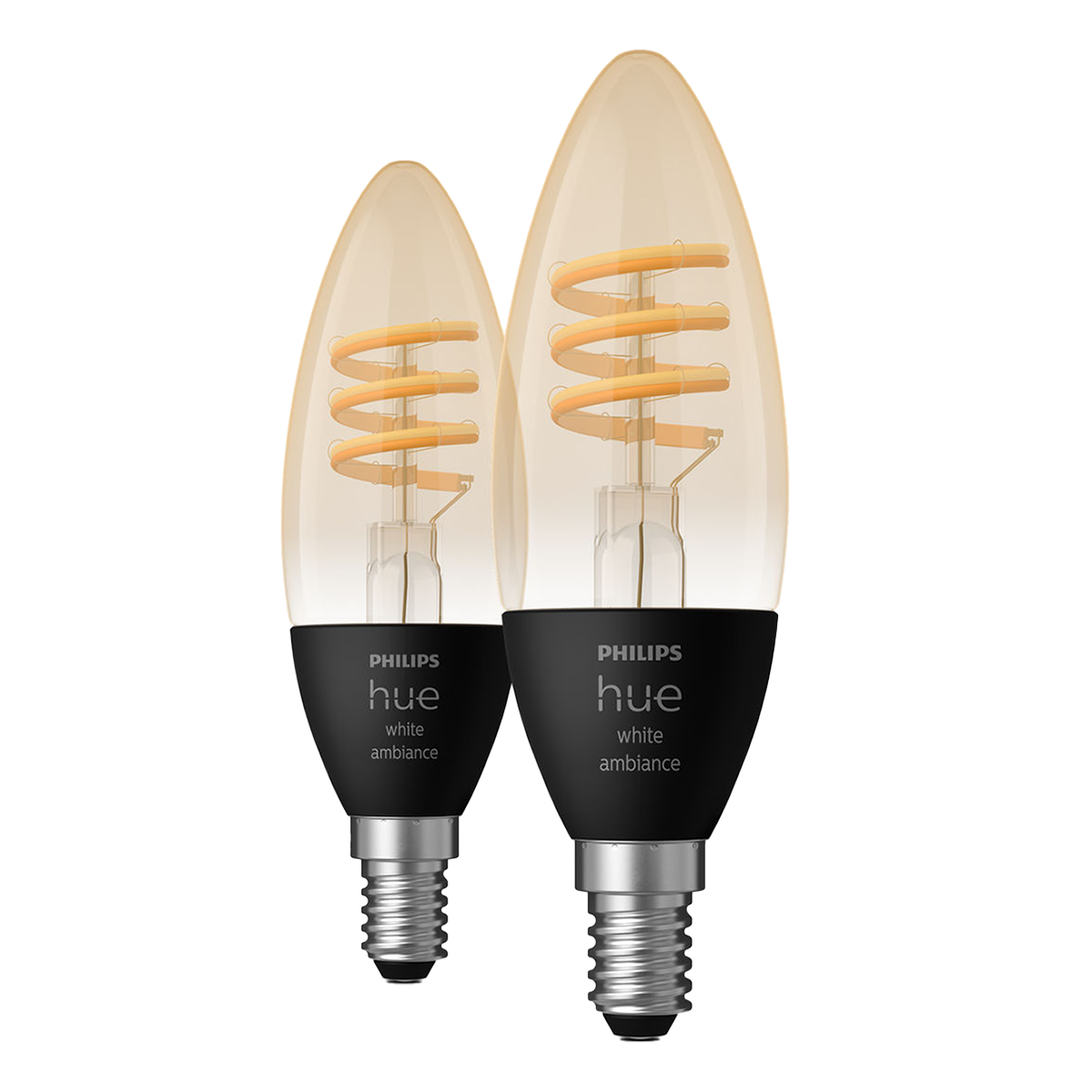 PHILIPS Hue White Ambiance Fil Candle Έξυπνος Λαμπτήρας 4.6W E14 (2 Τεμάχια) - 2