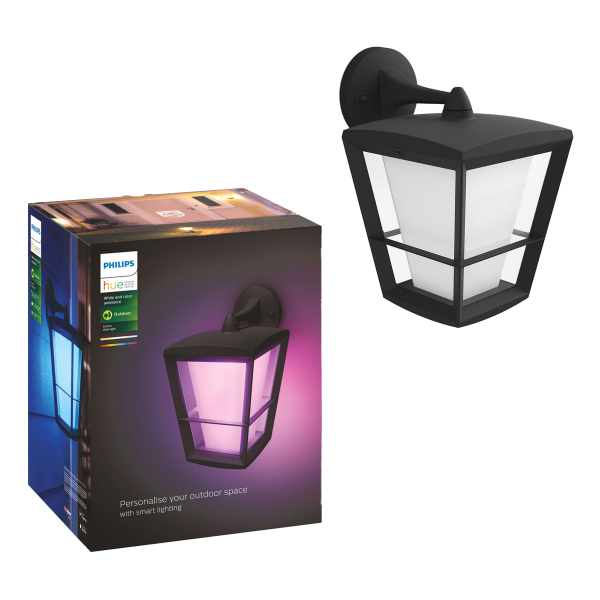 PHILIPS Hue White & Color Ambiance WACA EU Econic down wall lantern Επιτοίχιο Φωτιστικό Εξωτερικού Χώρου