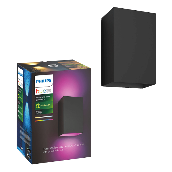 PHILIPS Hue White & Color Ambiance Επιτοίχιο Φωτιστικό Εξωτερικών Χώρων Rasonate
