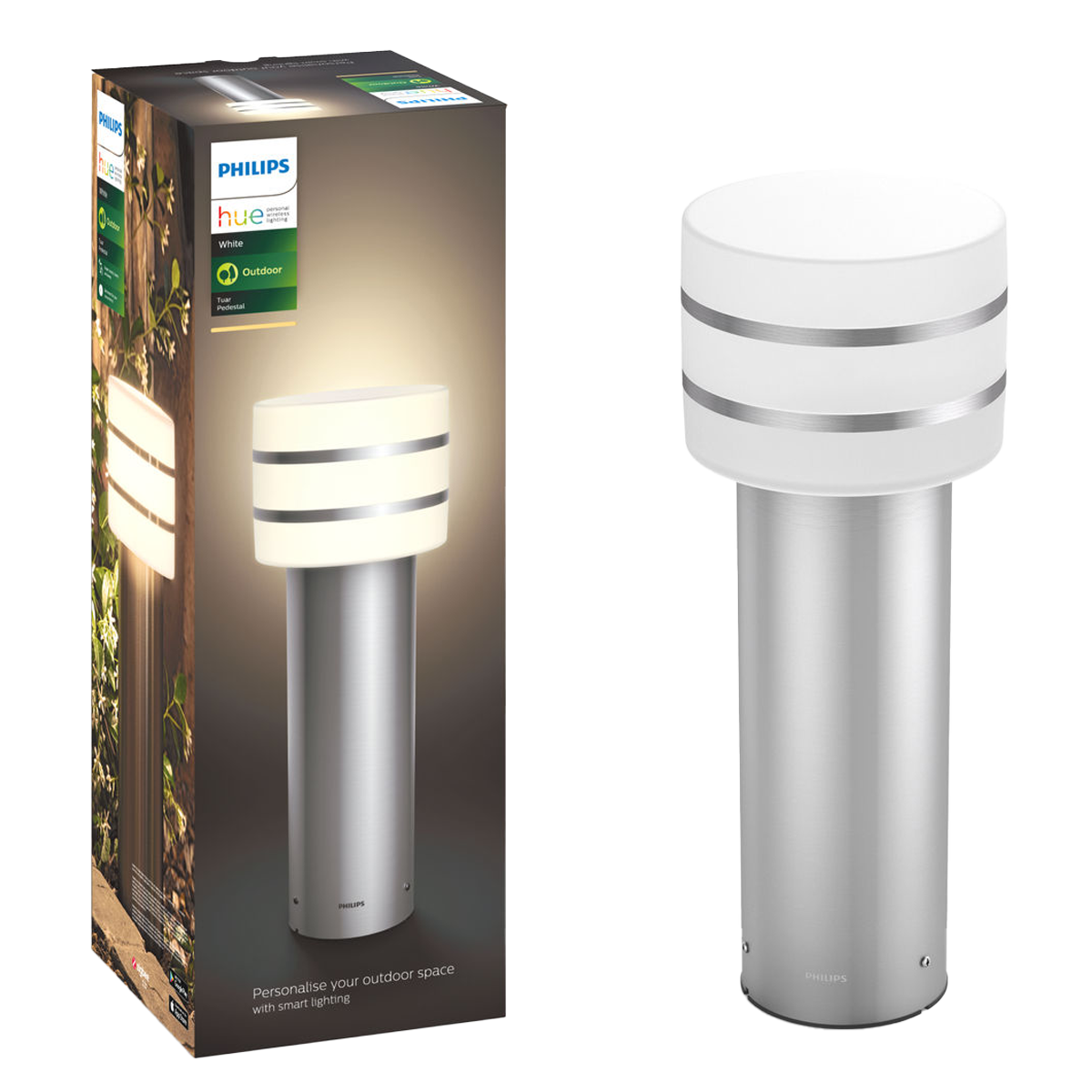 PHILIPS Hue White Tuar Φανοστάτης Εξωτερικού Χώρου