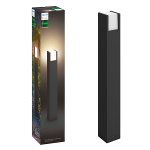 PHILIPS Hue White Fuzo EU Post Έξυπνος Φωτισμός Εξωτερικού Χώρου 15W