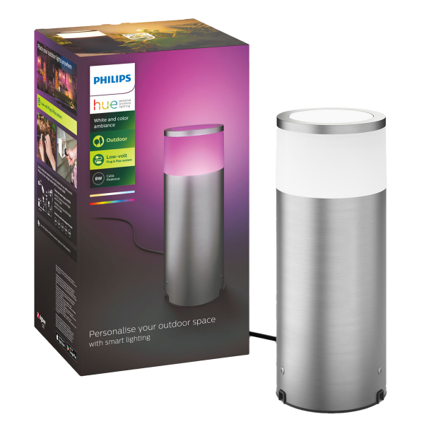 PHILIPS Hue White and Color Ambiance Calla WCA EU LV Έξυπνος Φωτισμός Εξωτερικού Χώρου 8W