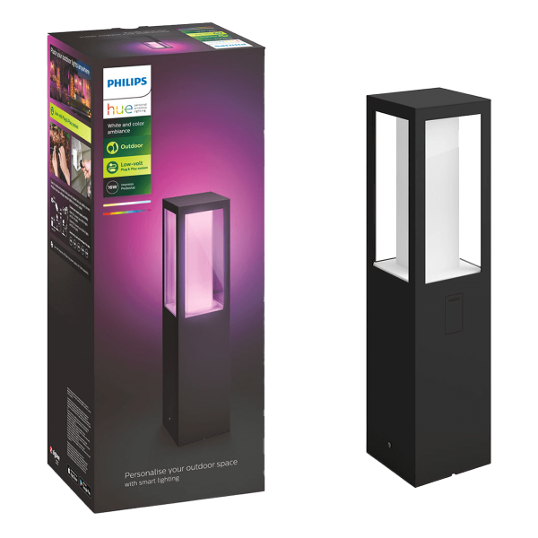 PHILIPS Hue White & Color Ambiance Impress Φανοστάτης Εξωτερικών Χώρων Μαύρο