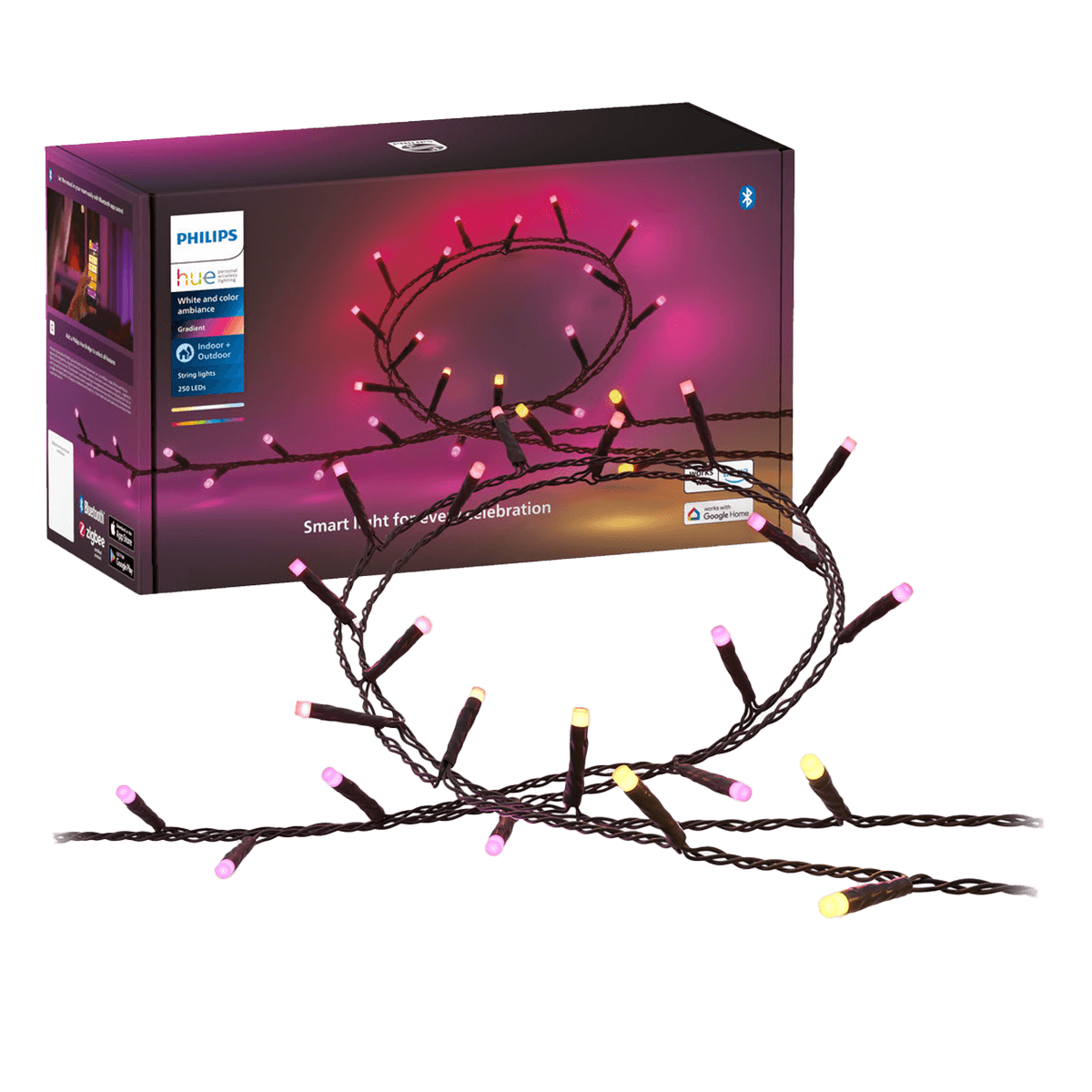 Έξυπνα Λαμπάκια PHILIPS Hue 250LED 20 Μέτρα