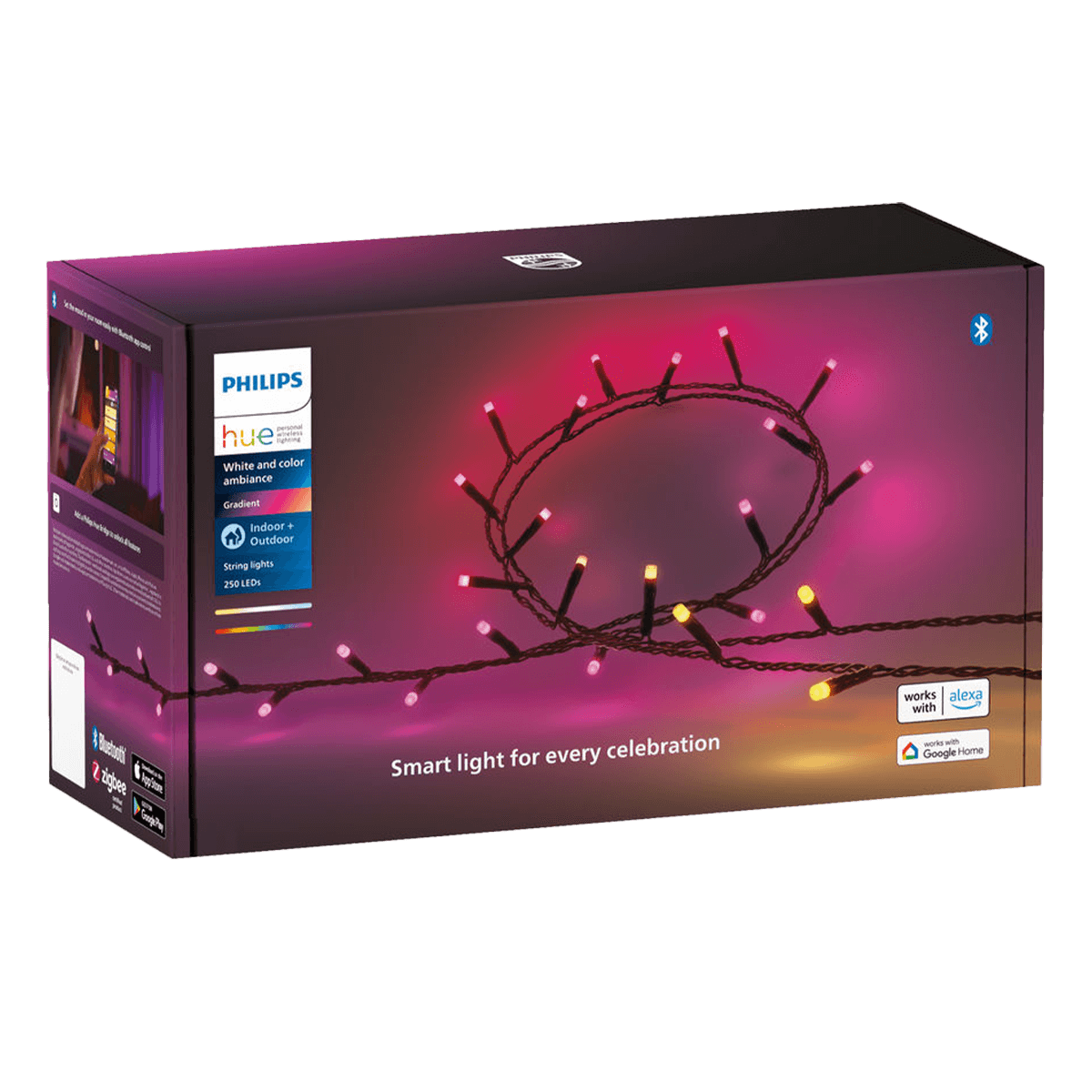 Έξυπνα Λαμπάκια PHILIPS Hue 250LED 20 Μέτρα - 4