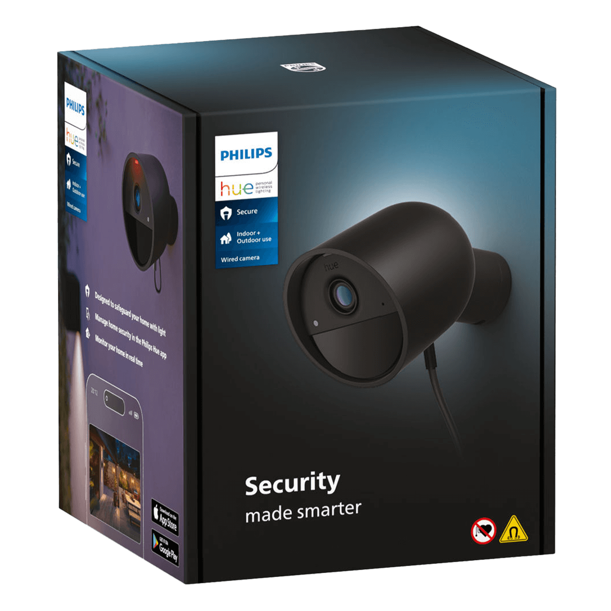 PHILIPS Hue Outdoor Camera Ενσύρματη Εξωτερική Κάμερα Μαύρη - 4