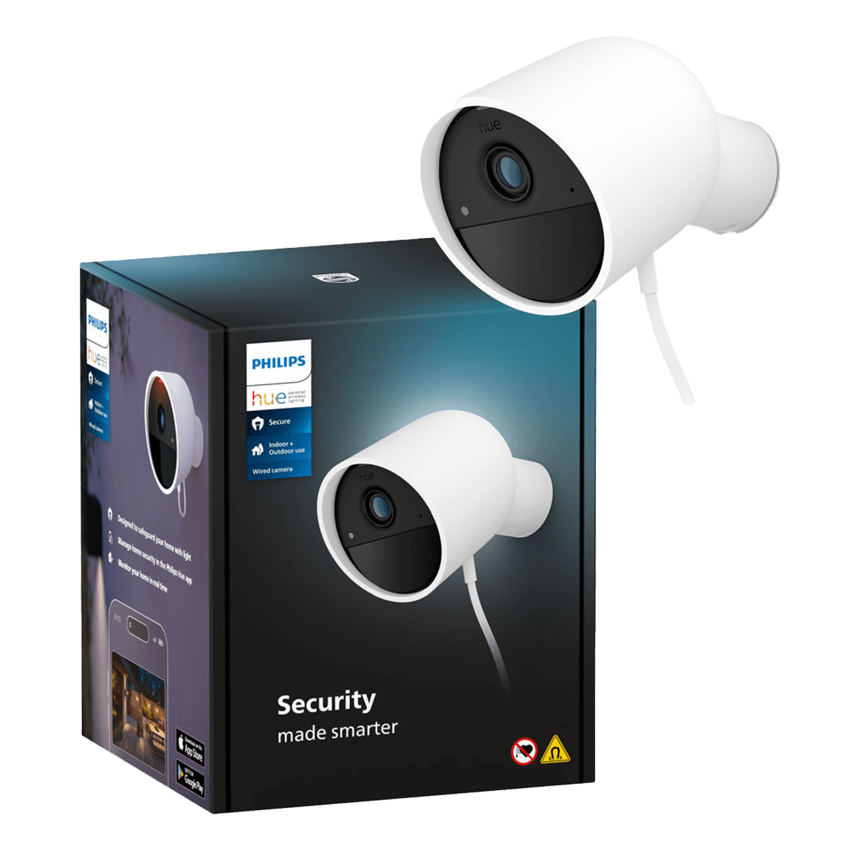 PHILIPS Hue Outdoor Camera Ενσύρματη Εξωτερική Κάμερα Λευκή