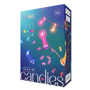 Έξυπνα Λαμπάκια TWINKLY Candies String 100 LED με Πράσινο Καλώδιο 7mm