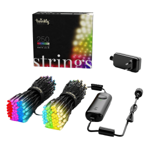 Έξυπνα Λαμπάκια RGB + White TWINKLY Strings 250LED με Μαύρο Καλώδιο 12.5 Μέτρα