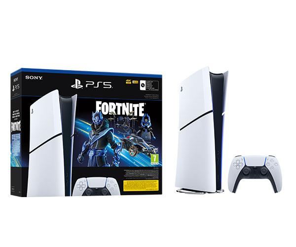 PlayStation 5 Slim Digital Ed + Fortnite Cobalt Star
