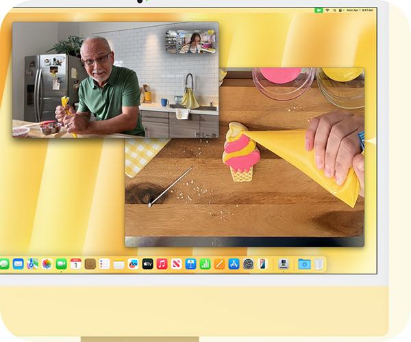 iMac Μ4 κάμερα 12MP Center Stage  