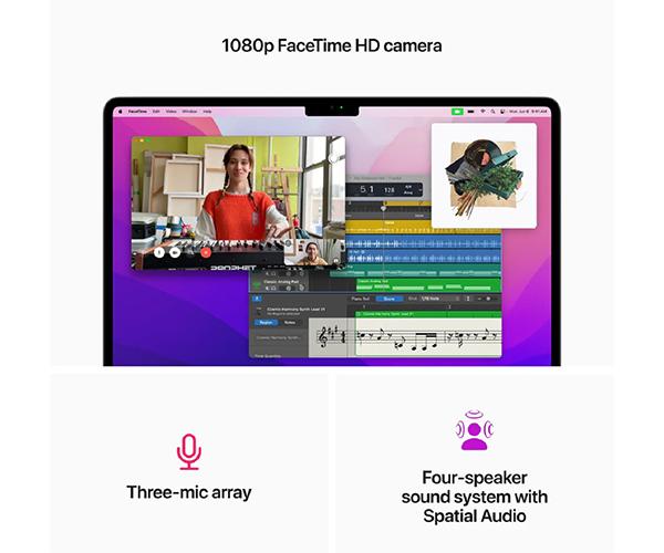  MacBook Air M2 chip κάμερα FaceTime HD